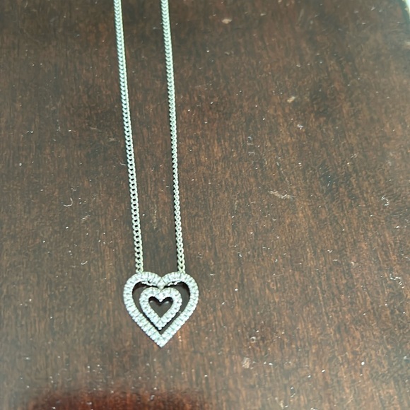 Diamond heart necklace